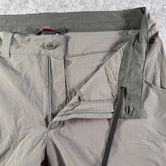 Outdoor Research Shorts Mens 35 x 10 Gray Ferrosi Nylon Stretch Hiking Cargo - Picture 4 of 8